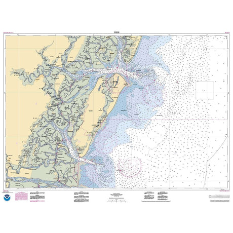 Historical NOAA Chart 11510: Sapelo and Doboy Sounds - Life Raft Professionals