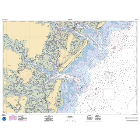 Historical NOAA Chart 11511: Ossabaw and St. Catherines Sounds - Life Raft Professionals