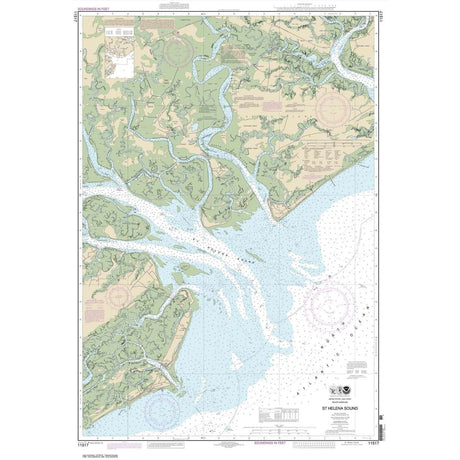 Historical NOAA Chart 11517: St. Helena Sound - Life Raft Professionals