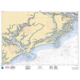 Historical NOAA Chart 11522: Stono and North Edisto Rivers - Life Raft Professionals