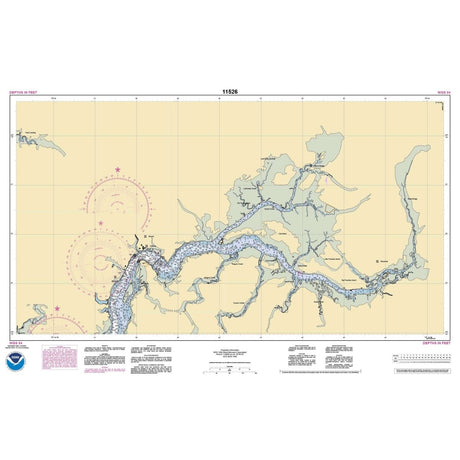 Historical NOAA Chart 11526: Wando River Upper Part - Life Raft Professionals