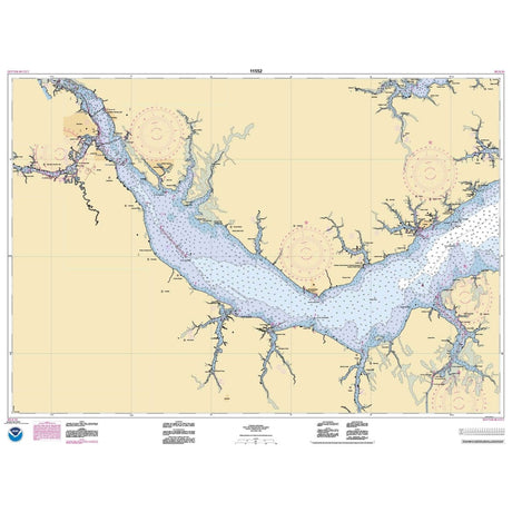 Historical NOAA Chart 11552: Neuse River and Upper Part of Bay River - Life Raft Professionals