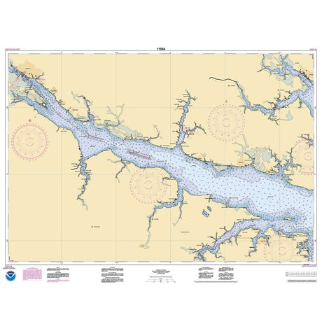 Historical NOAA Chart 11554: Pamlico River - Life Raft Professionals