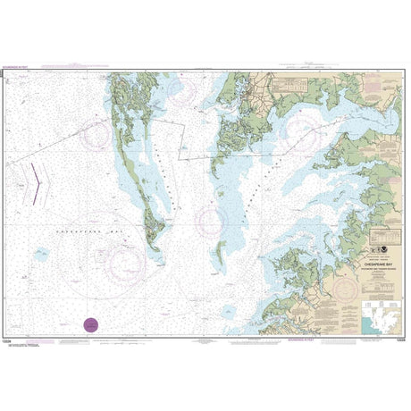 Historical NOAA Chart 12228: Chesapeake Bay Pocomoke and Tangier Sounds - Life Raft Professionals