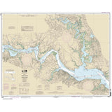 Historical NOAA Chart 12251: James River Jamestown Island to Jordan Point - Life Raft Professionals