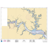 Historical NOAA Chart 12251: James River Jamestown Island to Jordan Point - Life Raft Professionals