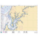 Historical NOAA Chart 12272: Chester River; Kent Island Narrows: Rock Hall Harbor and Swan Creek - Life Raft Professionals