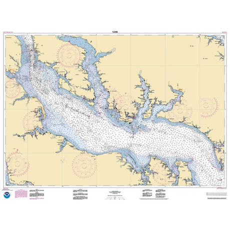 Historical NOAA Chart 12286: Potomac River Piney Point to Lower Cedar Point - Life Raft Professionals