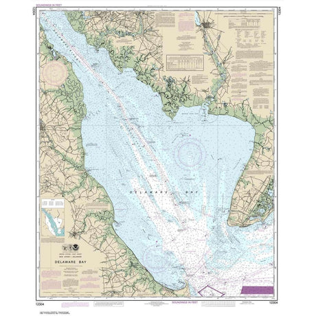 Historical NOAA Chart 12304: Delaware Bay - Life Raft Professionals