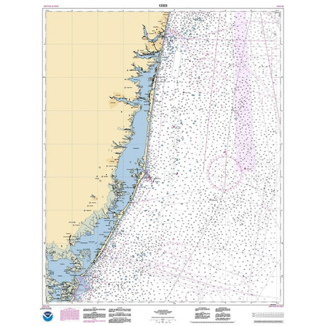 Historical NOAA Chart 12323: Sea Girt to Little Egg Inlet - Life Raft Professionals