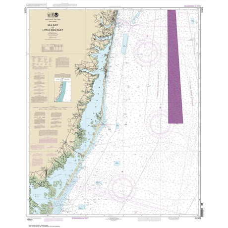 Historical NOAA Chart 12323: Sea Girt to Little Egg Inlet - Life Raft Professionals