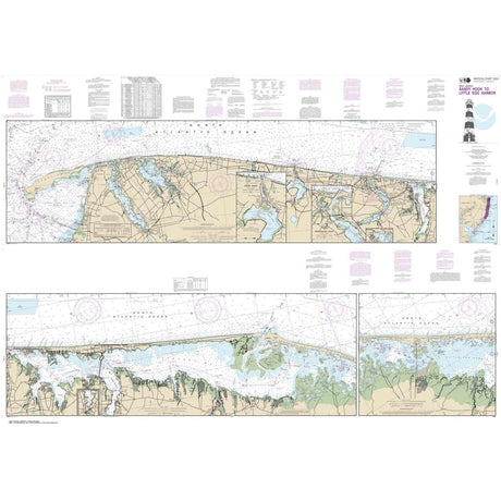 Historical NOAA Chart 12324: Intracoastal Waterway Sandy Hook to Little Egg Harbor - Life Raft Professionals