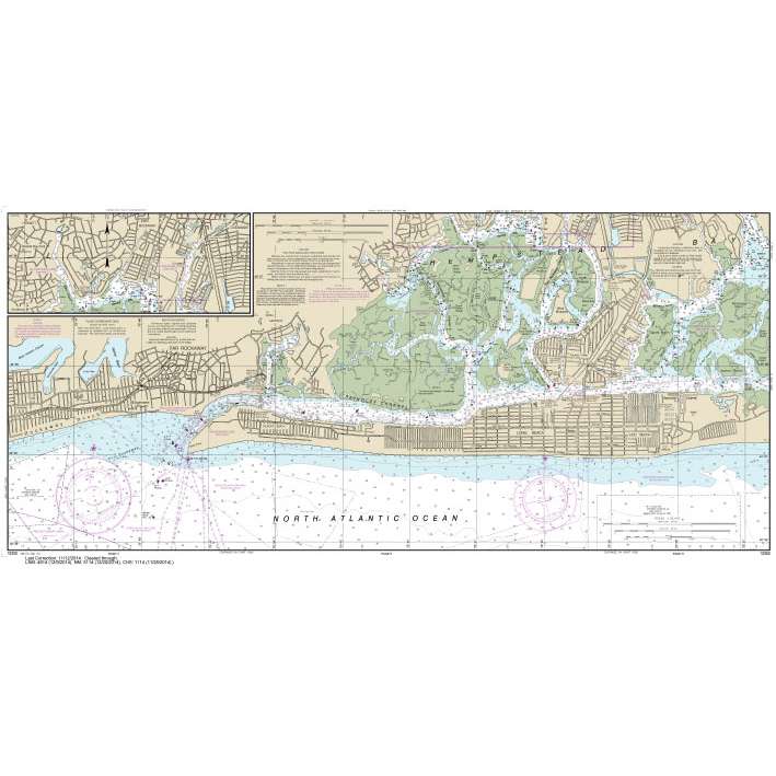 Historical NOAA Chart 12352: Shinnecock Bay to East Rockaway Inlet (9 PAGE FOLIO) - Life Raft Professionals