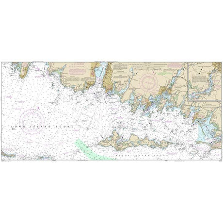 Historical NOAA Chart 12372: Long Island Sound-Watch Hill to New Haven Harbor (6 PAGE FOLIO) - Life Raft Professionals