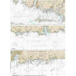 Historical NOAA Chart 12372: Long Island Sound-Watch Hill to New Haven Harbor (6 PAGE FOLIO) - Life Raft Professionals