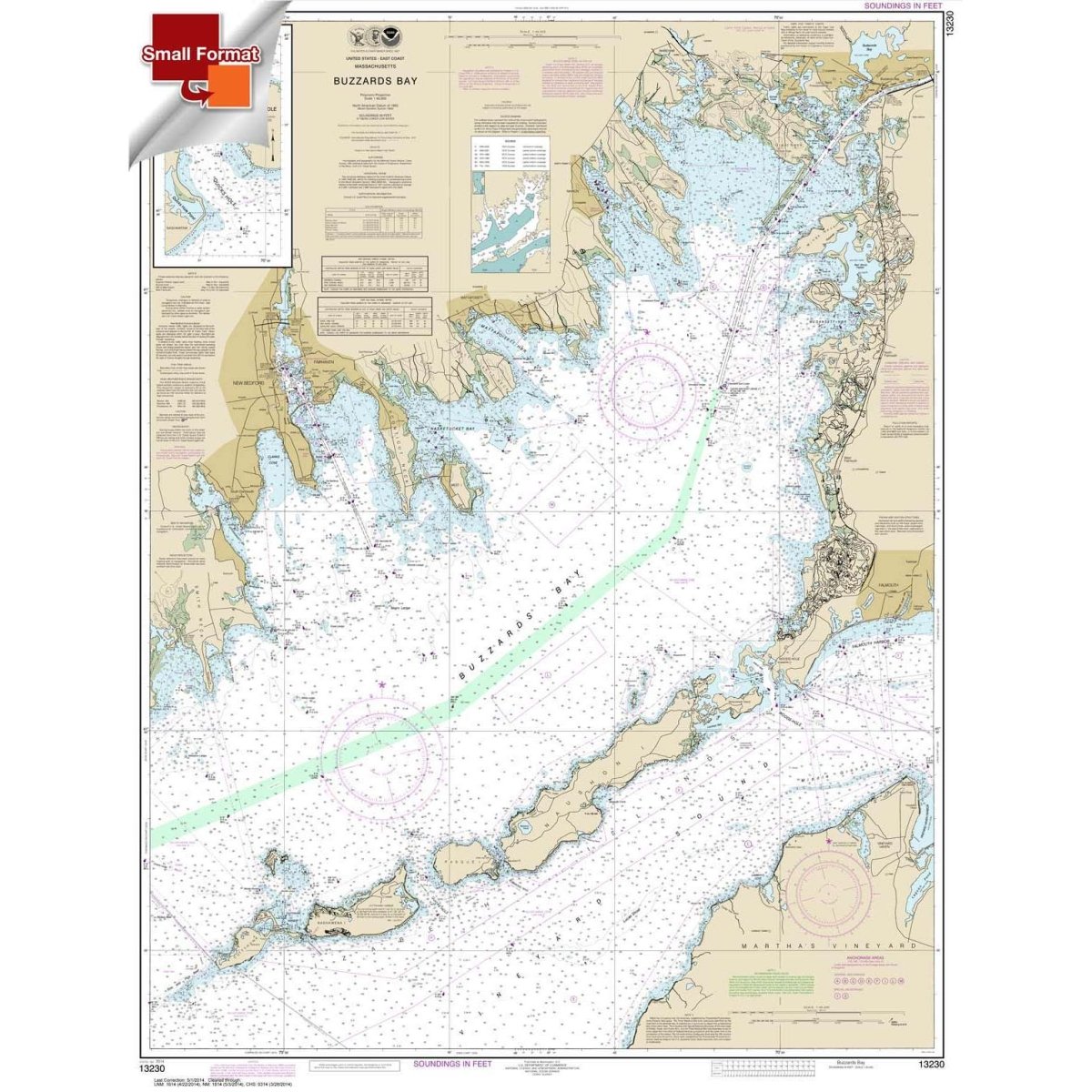 HISTORICAL NOAA Chart 13230: Buzzards Bay; Quicks Hole - Life Raft Professionals