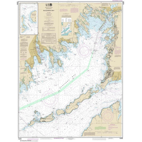 HISTORICAL NOAA Chart 13230: Buzzards Bay; Quicks Hole - Life Raft Professionals