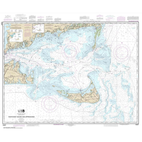 Historical NOAA Chart 13237: Nantucket Sound and Approaches - Life Raft Professionals