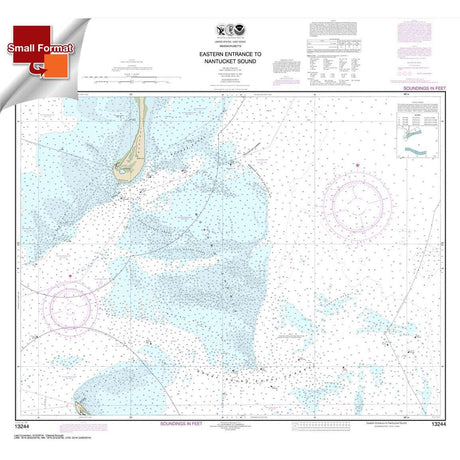 Historical NOAA Chart 13244: Eastern Entrance to Nantucket Sound - Life Raft Professionals