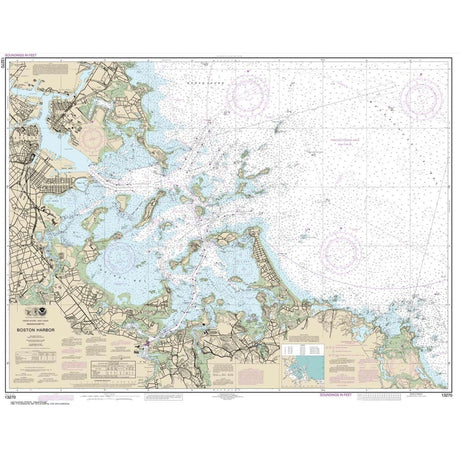 Historical NOAA Chart 13270: Boston Harbor - Life Raft Professionals