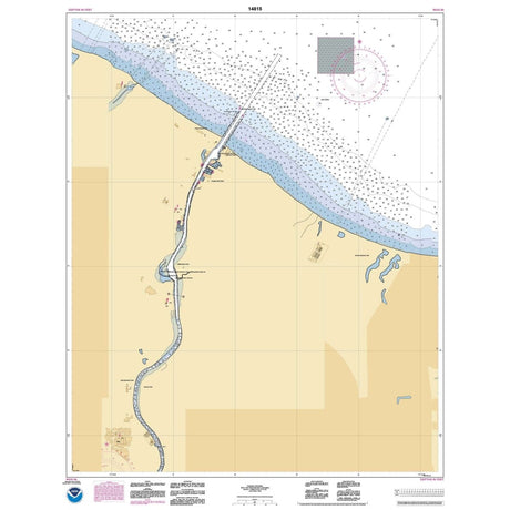 Historical NOAA Chart 14815: Rochester Harbor: including Genessee River to head of navigation - Life Raft Professionals