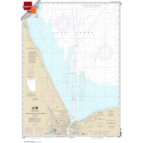 Historical NOAA Chart 14865: South End of Lake Huron - Life Raft Professionals