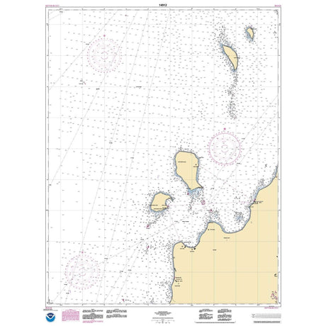 Historical NOAA Chart 14912: Platte Bay to Leland; Leland; South Manitou Harbor - Life Raft Professionals