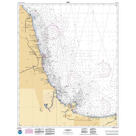 Historical NOAA Chart 14927: Chicago Lake Front; Gary Harbor - Life Raft Professionals