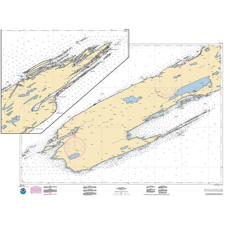 Historical NOAA Chart 14976: Isle Royale - Life Raft Professionals