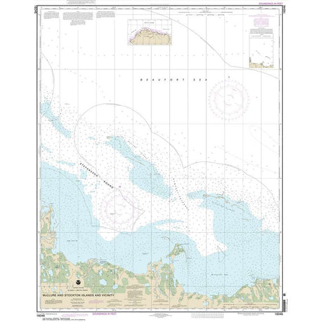 Historical NOAA Chart 16046: McClure and Stockton Islands and vicinity - Life Raft Professionals