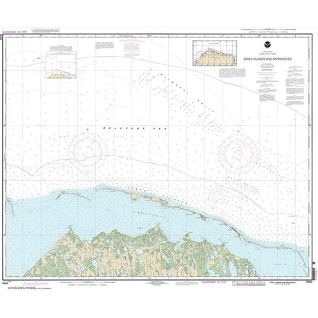 Historical NOAA Chart 16062: Jones Islands and approaches - Life Raft Professionals