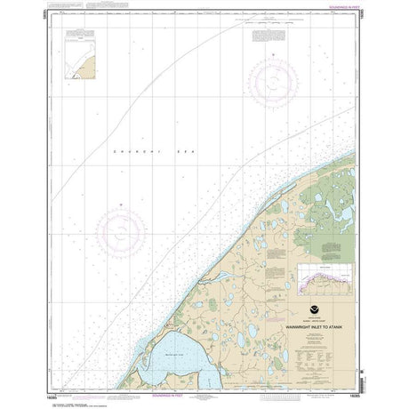 Historical NOAA Chart 16085: Wainwright Inlet to Atainik - Life Raft Professionals