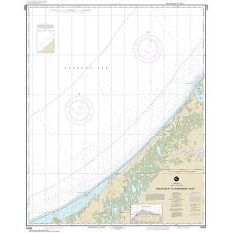 Historical NOAA Chart 16086: Nakotlek Pt. to Wainwright - Life Raft Professionals