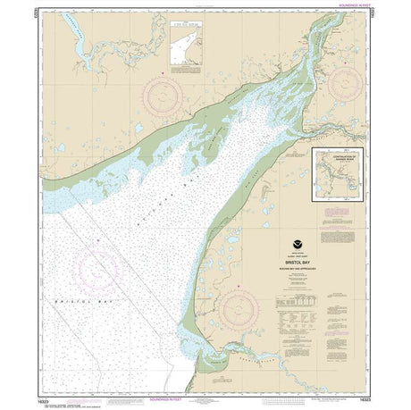 Historical NOAA Chart 16323: Bristol Bay-Kvichak Bay and approaches - Life Raft Professionals