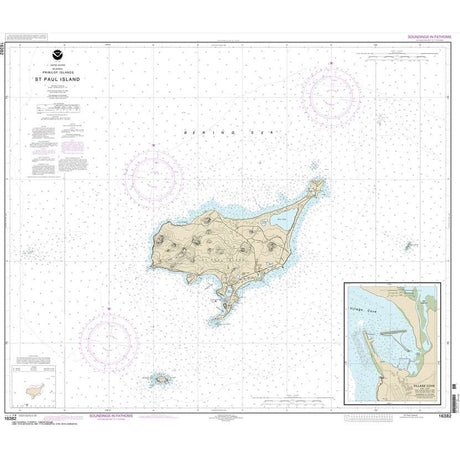 Historical NOAA Chart 16382: St. Paul Island: Pribilof Islands - Life Raft Professionals