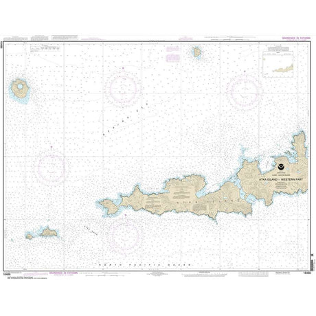 Historical NOAA Chart 16486: Atka Island: western part - Life Raft Professionals