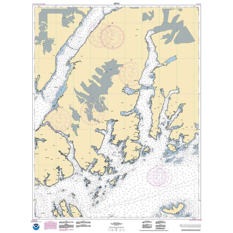 Historical NOAA Chart 16712: Unakwik Inlet to Esther Passage and College Fiord - Life Raft Professionals