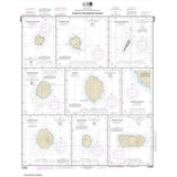 Historical NOAA Chart 81086: Plans in the Mariana Islands; Faraloon de Pajaros; Sarigan Island; Farallon de Medinilla; Ascuncion Island; Agrihan; Agrihan Anchorge; Alamagan Island; Guguan; Anatahan - Life Raft Professionals