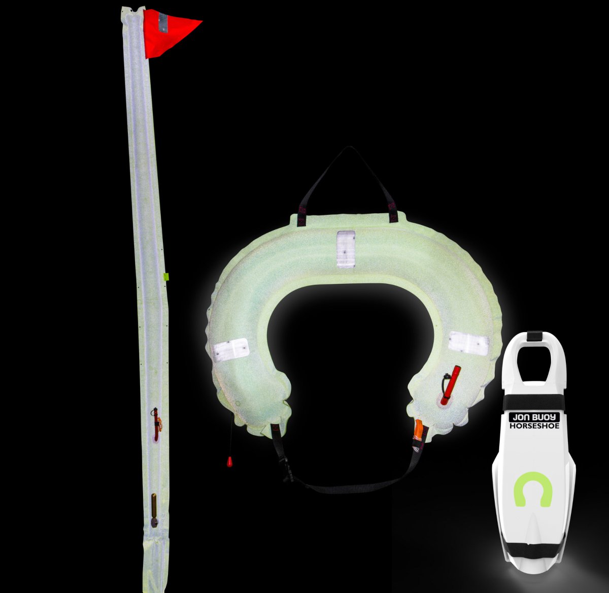 Jon Buoy Danbuoy & Horseshoe Combo Glo Lite - Life Raft Professionals