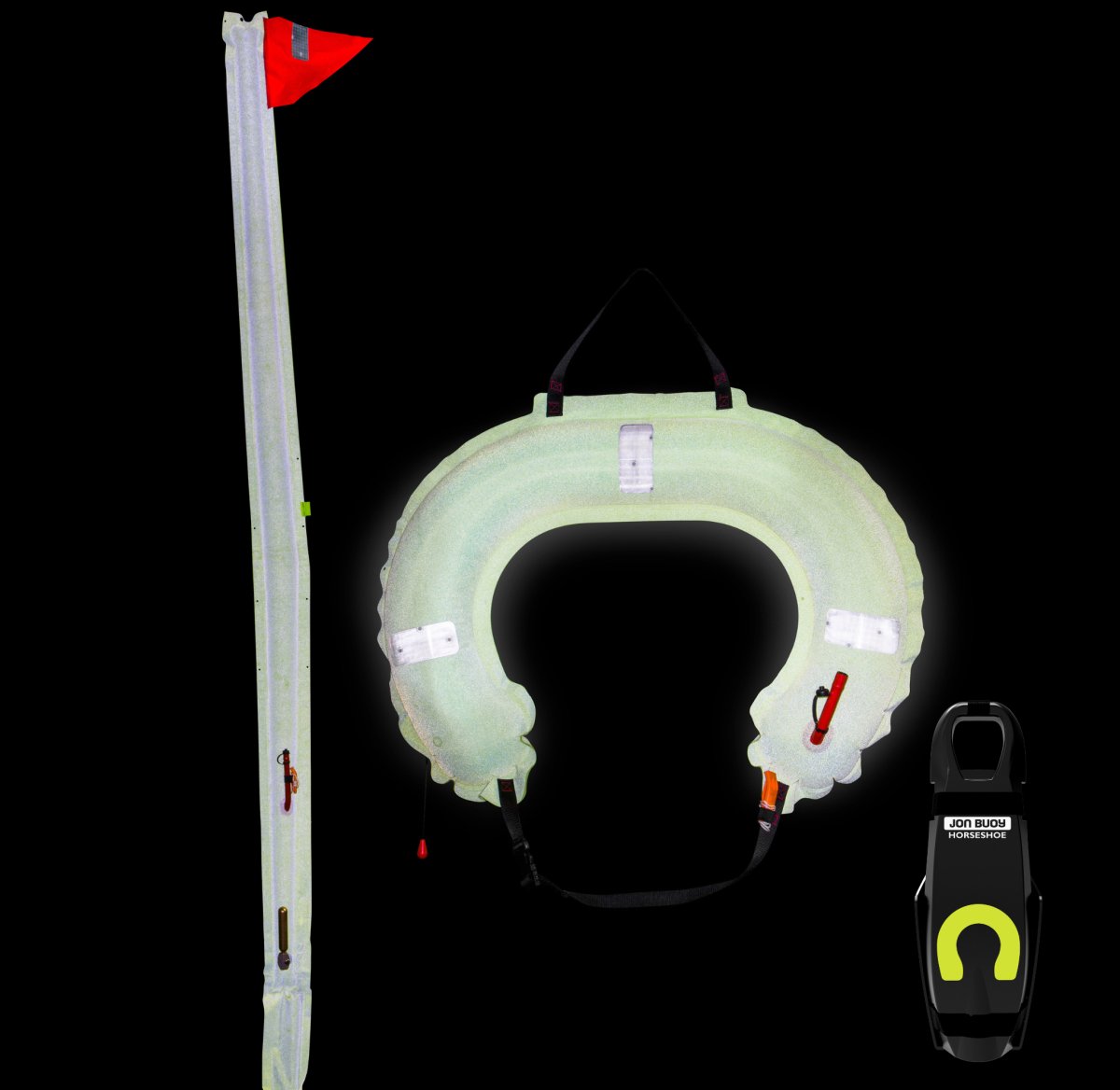 Jon Buoy Danbuoy & Horseshoe Combo Glo Lite - Life Raft Professionals