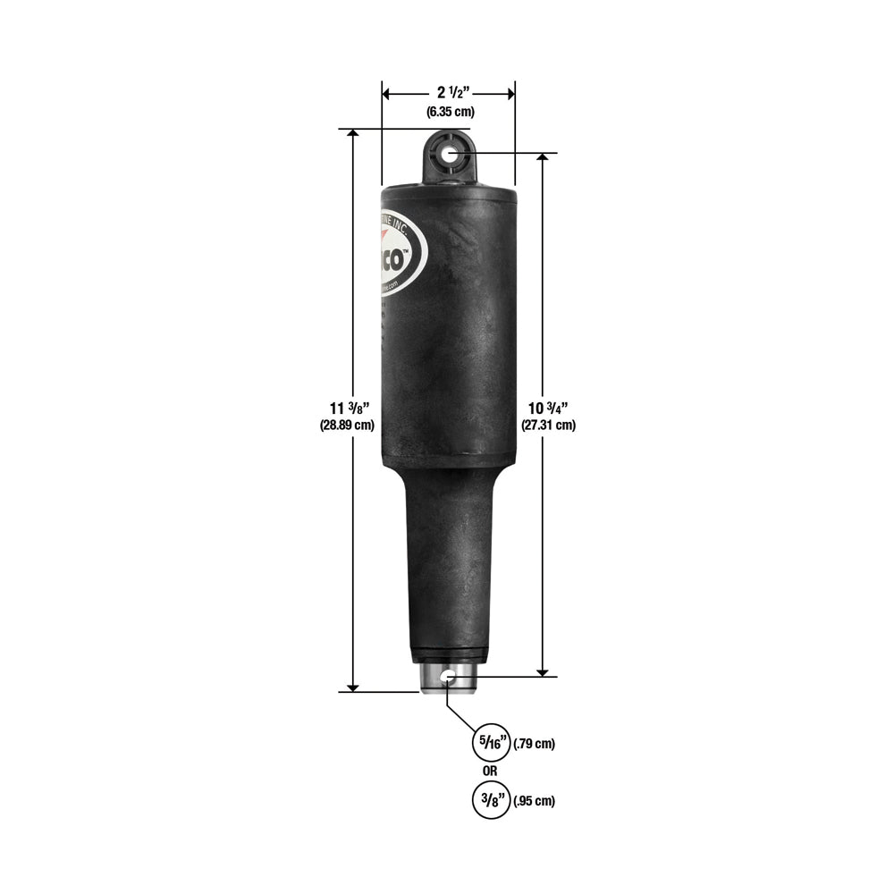 Lenco 101XD Extreme Duty Actuator - 12V - 2-1/4" Stroke w/Hardware - Life Raft Professionals