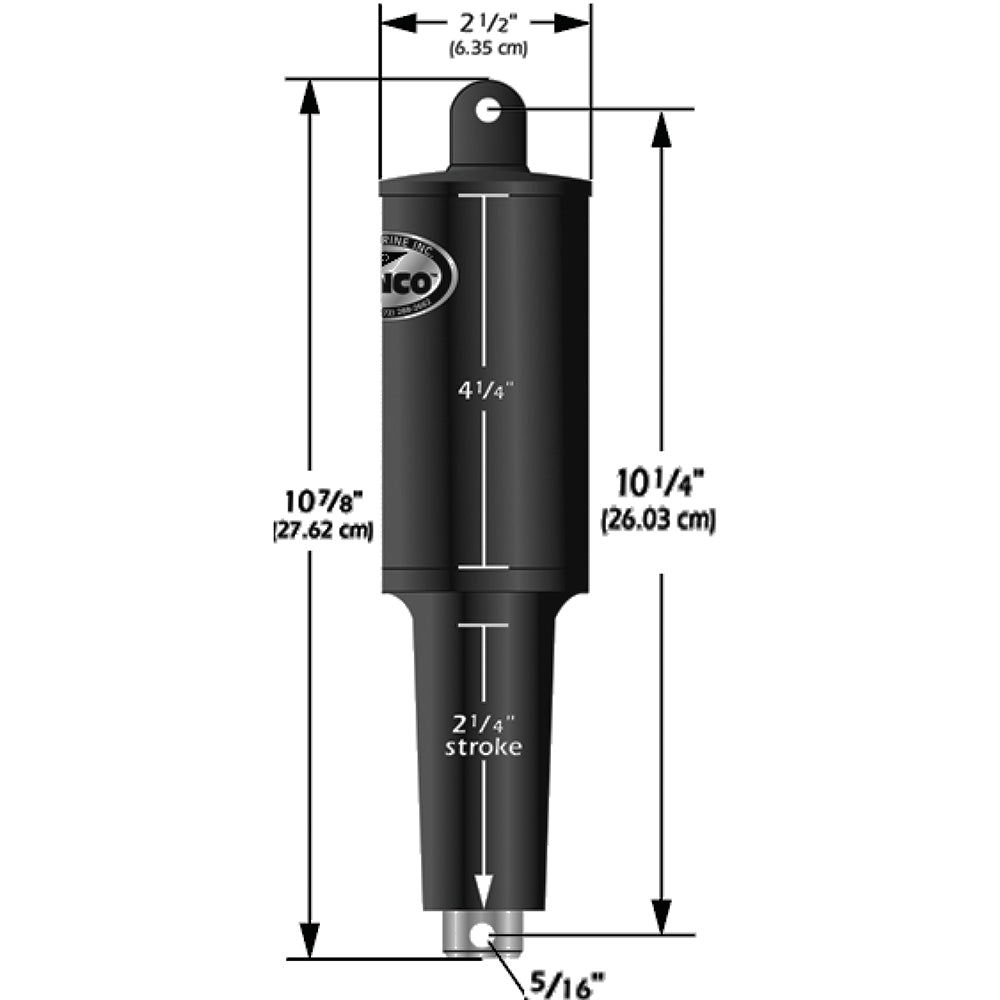 Lenco 12V 1-1/4" Stroke 5 Lobe Actuator - 5/16" - 3/8" - Life Raft Professionals