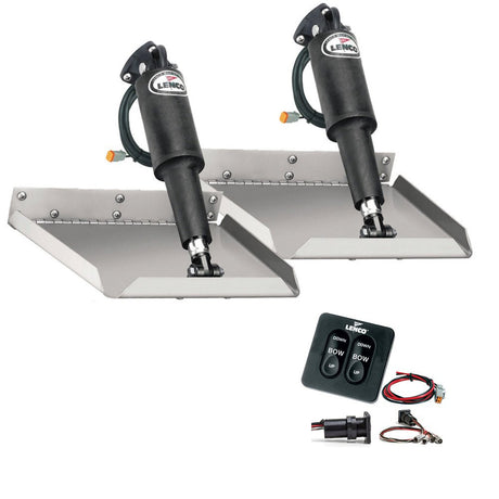 Lenco 9" x 9" Edgemount Trim Tab Kit w/Standard Tactile Switch Kit 12V - Life Raft Professionals