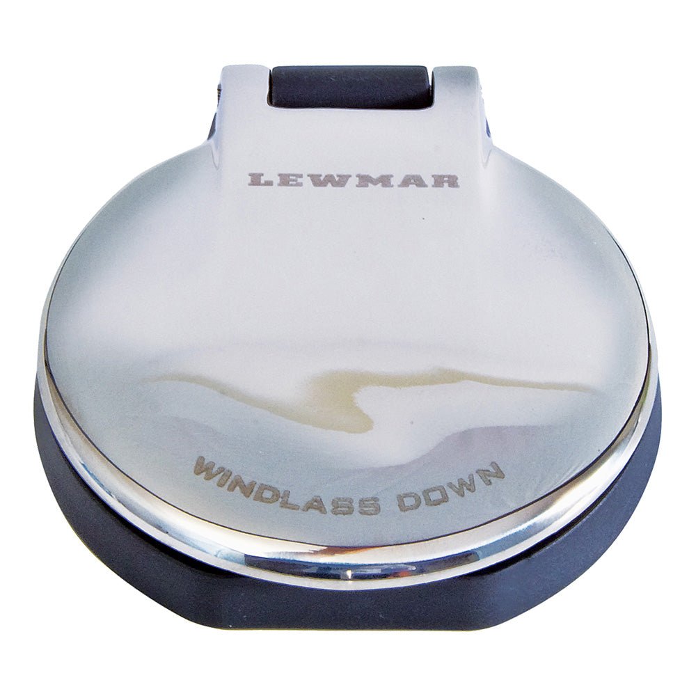 Lewmar Deck Foot Switch - Windlass Down - Stainless Steel - Life Raft Professionals