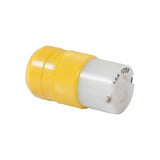 Marinco Locking Connector - 15A, 125V - Yellow - Life Raft Professionals