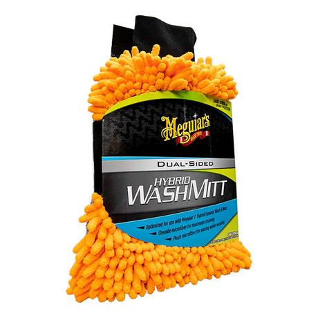 Meguiars Hybrid Wash Mitt - Extremely Plush Microfiber Wash Mitt f/Gently Waxing While Washing - Life Raft Professionals