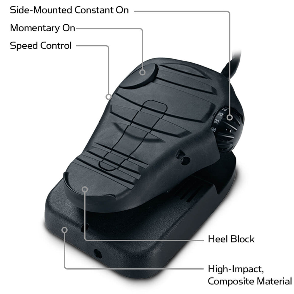 Minn Kota Edge 55 - Latch Door - Foot Control - 12V-55lb-45" - Life Raft Professionals