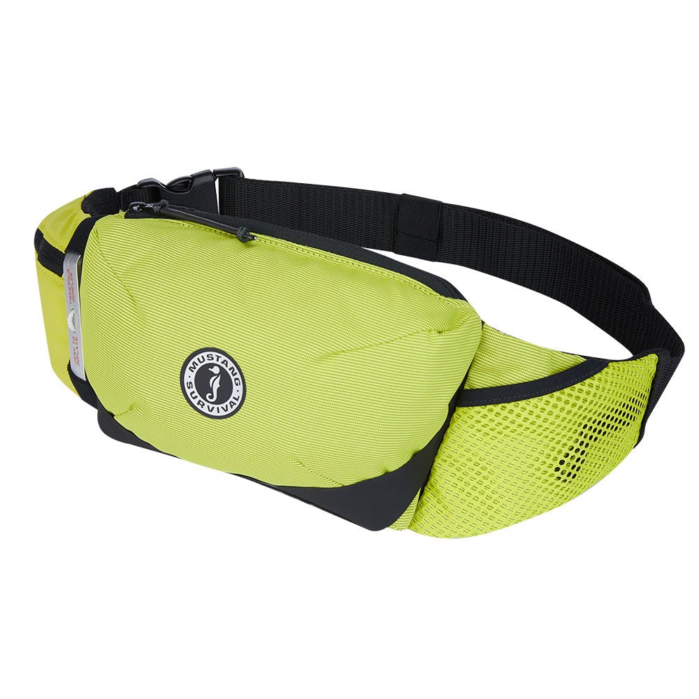 Mustang Essentialist Manual Inflatable Belt Pack - Mahi Yellow - Life Raft Professionals