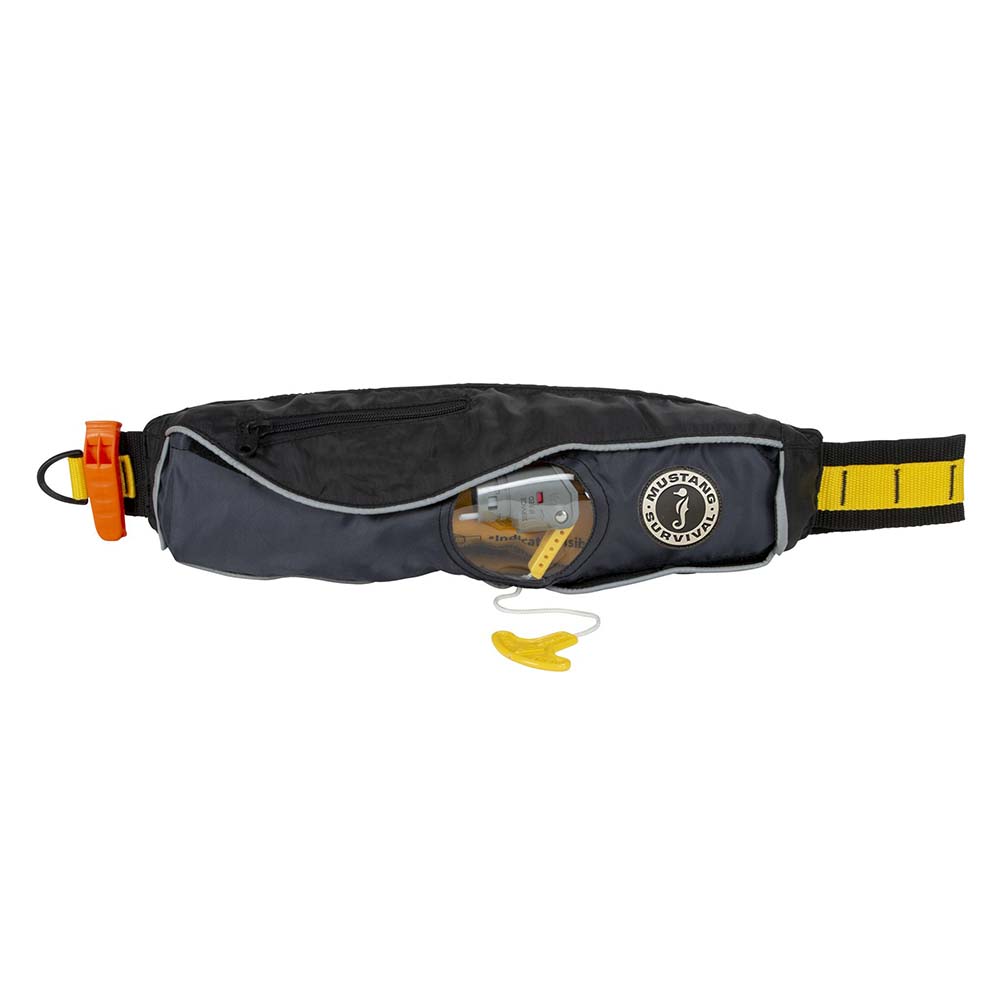 Mustang Fluid 2.0 Manual Inflatable Belt Pack - Black/Grey [MD4016-806-0-253] - Life Raft Professionals