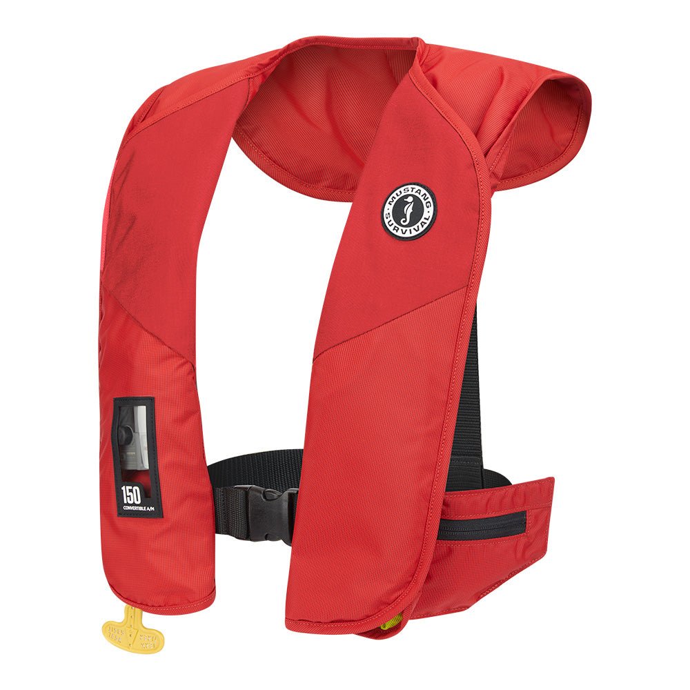 Mustang MIT 150 Convertible Inflatable PFD - Red - Life Raft Professionals